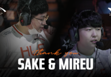 Mireu and Sake leaves Hanwha Life Esports